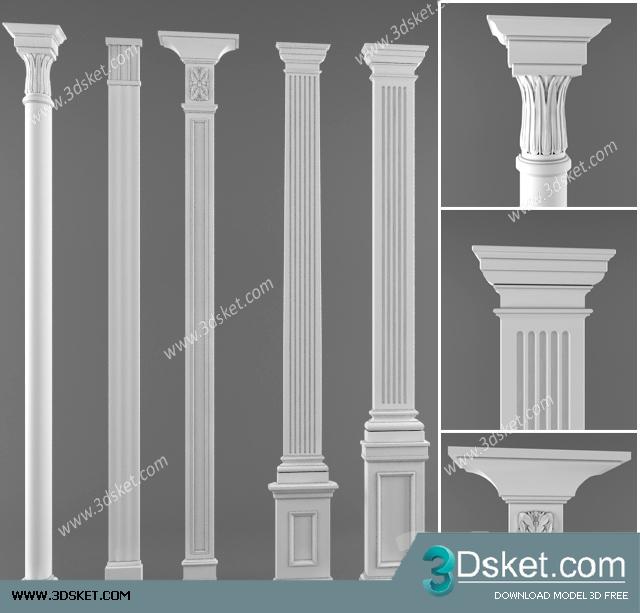 Free Download Decorative Plaster 3D Model 365