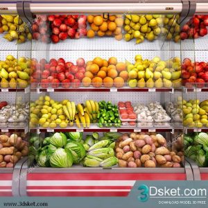 Free Download Food And Drinks 3D Model 0118