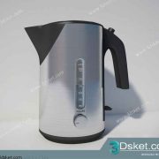 Free Download Kitchen Appliance 3D Model 0220 ấm nước