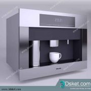 Free Download Kitchen Appliance 3D Model 0222 Máy Caffe