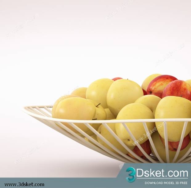 Free Download Food And Drinks 3D Model 056