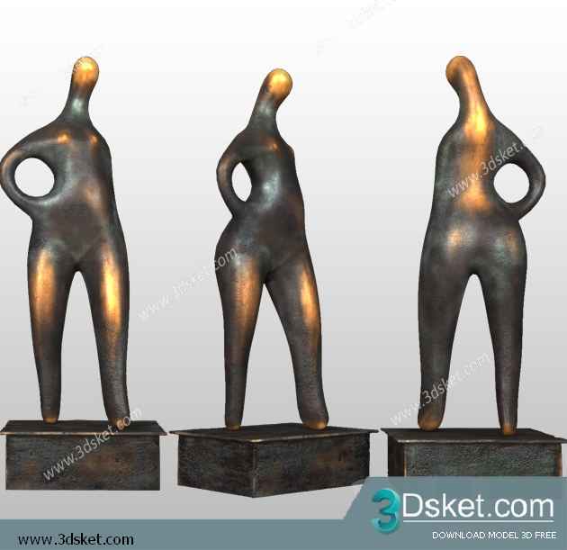 Free Download Sculpture 3D Model Điêu Khắc 0114