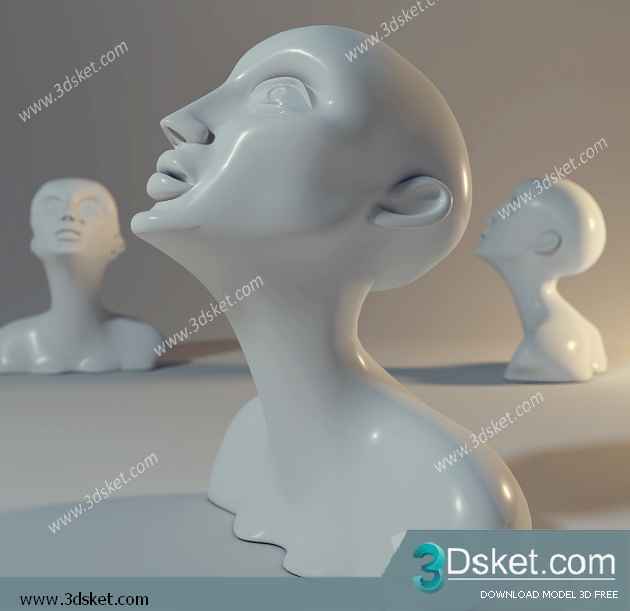 Free Download Sculpture 3D Model Điêu Khắc 0120