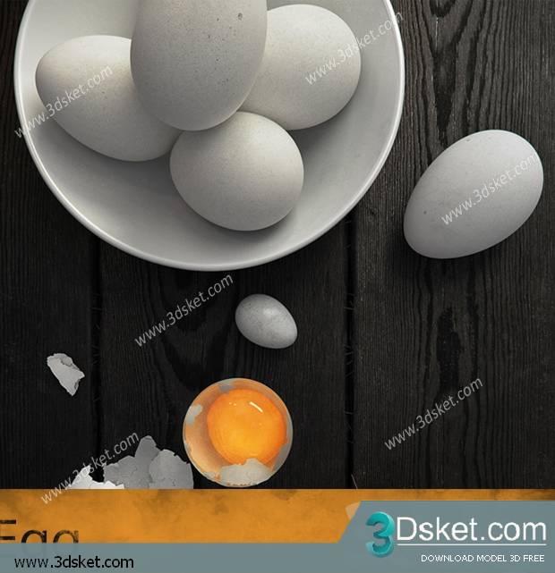 Free Download Food And Drinks 3D Model 061