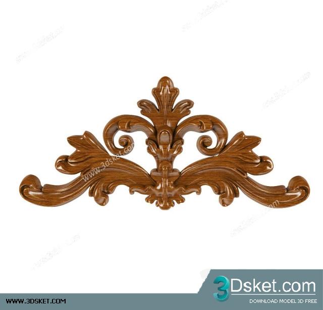 Free Download Decorative Plaster 3D Model 230