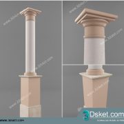 Free Download Decorative Plaster 3D Model 399