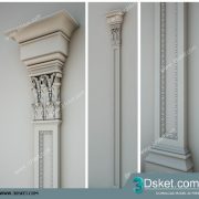 Free Download Decorative Plaster 3D Model 240
