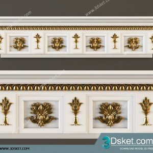 Free Download Decorative Plaster 3D Model 402