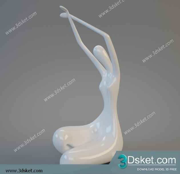 Free Download Sculpture 3D Model Điêu Khắc 0125