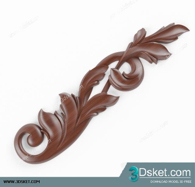 Free Download Decorative Plaster 3D Model 244