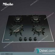 Free Download Kitchen Appliance 3D Model 0250 Bếp ga