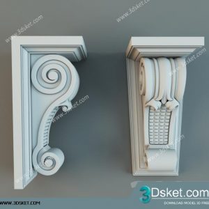 Free Download Decorative Plaster 3D Model 408