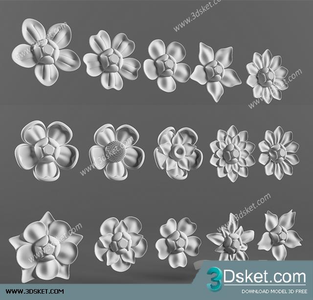 Free Download Decorative Plaster 3D Model 250