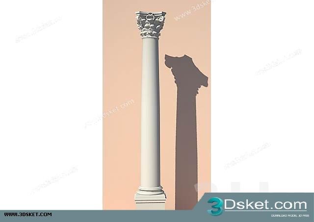 Free Download Decorative Plaster 3D Model 255