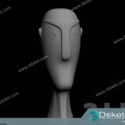 Free Download Sculpture 3D Model Điêu Khắc 072