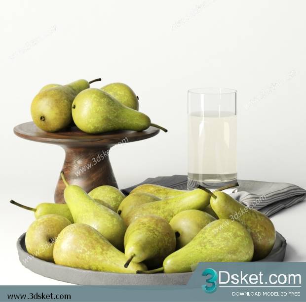 Free Download Food And Drinks 3D Model 072