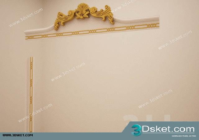 Free Download Decorative Plaster 3D Model 260