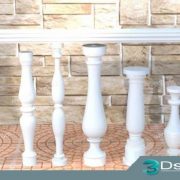 Free Download Decorative Plaster 3D Model 261