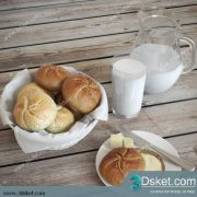 Free Download Food And Drinks 3D Model 077