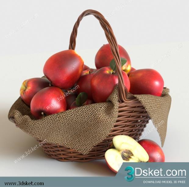 Free Download Food And Drinks 3D Model 084
