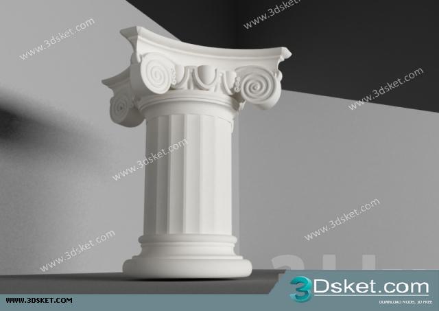 Free Download Decorative Plaster 3D Model 271