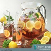 Free Download Food And Drinks 3D Model 086