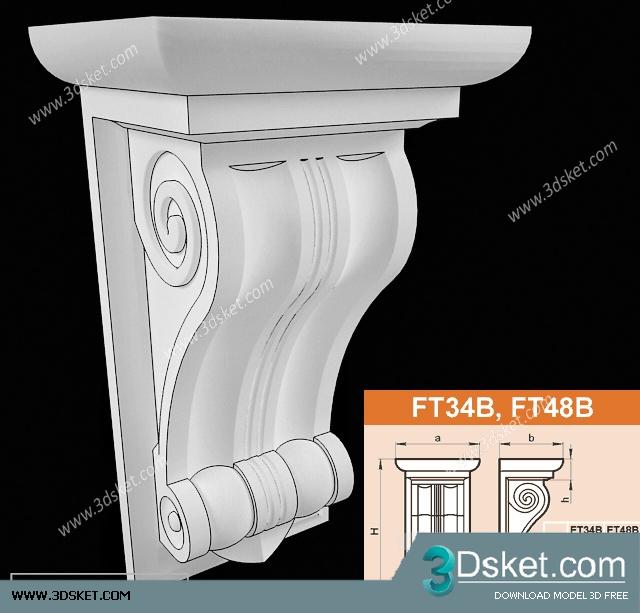 Free Download Decorative Plaster 3D Model 272