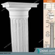 Free Download Decorative Plaster 3D Model 277