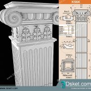 Free Download Decorative Plaster 3D Model 293
