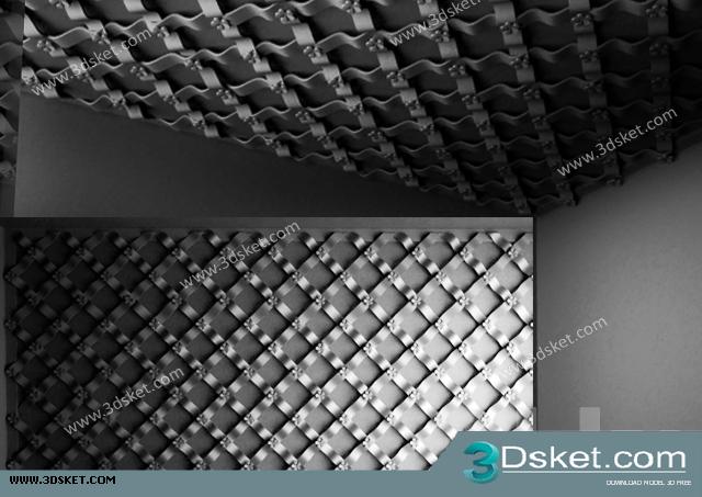 Free Download Decorative Plaster 3D Model 296