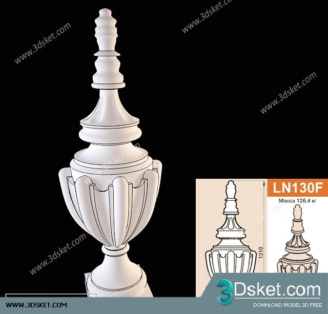 Free Download Decorative Plaster 3D Model 300