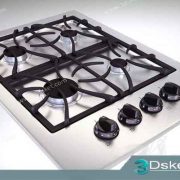 Free Download Kitchen Appliance 3D Model 0186 bếp ga