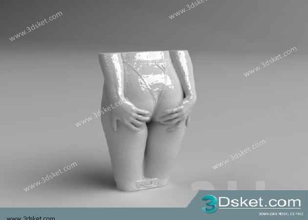 Free Download Sculpture 3D Model Điêu Khắc 085