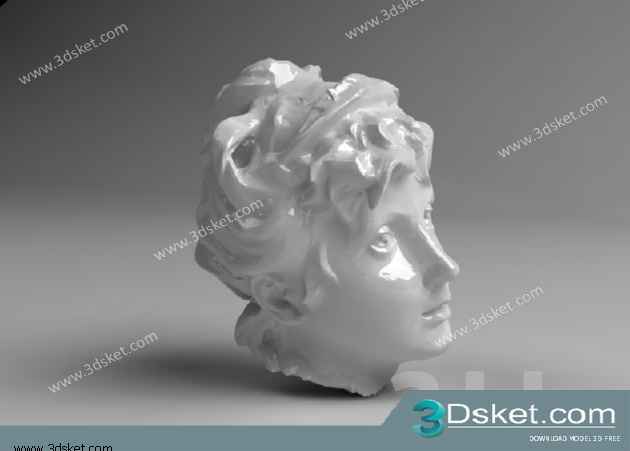 Free Download Sculpture 3D Model Điêu Khắc 088