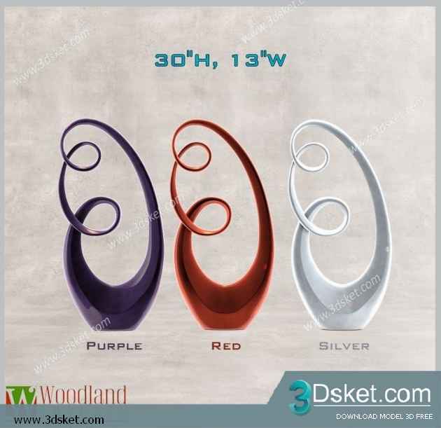 Free Download Sculpture 3D Model Điêu Khắc 090
