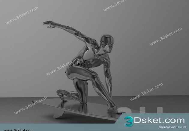 Free Download Sculpture 3D Model Điêu Khắc 091