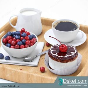 Free Download Food And Drinks 3D Model 094