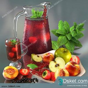 Free Download Food And Drinks 3D Model 095