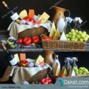 Free Download Food And Drinks 3D Model 098