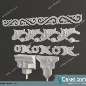 Free Download Decorative Plaster 3D Model 322