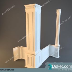 Free Download Decorative Plaster 3D Model 327