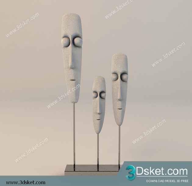 Free Download Sculpture 3D Model Điêu Khắc 0104