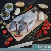 Free Download Food And Drinks 3D Model 0101