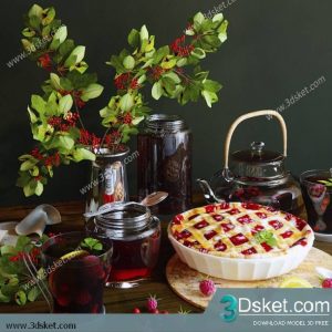 Free Download Food And Drinks 3D Model 0102