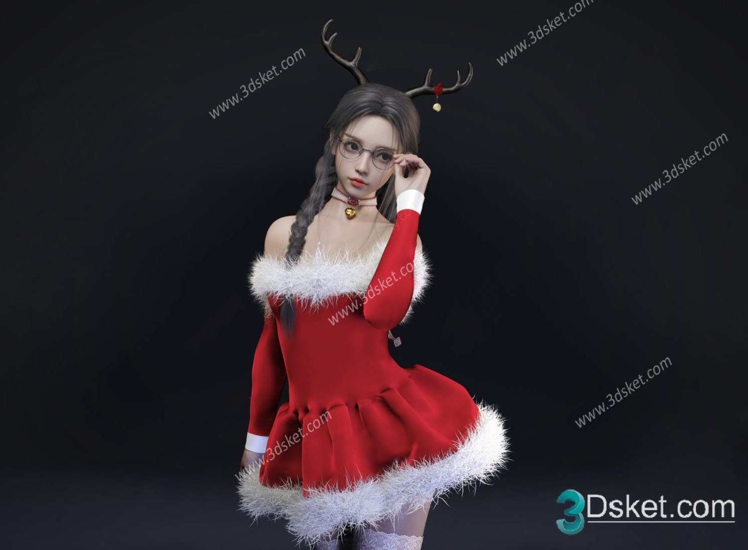 3D Model People Free Download 021
