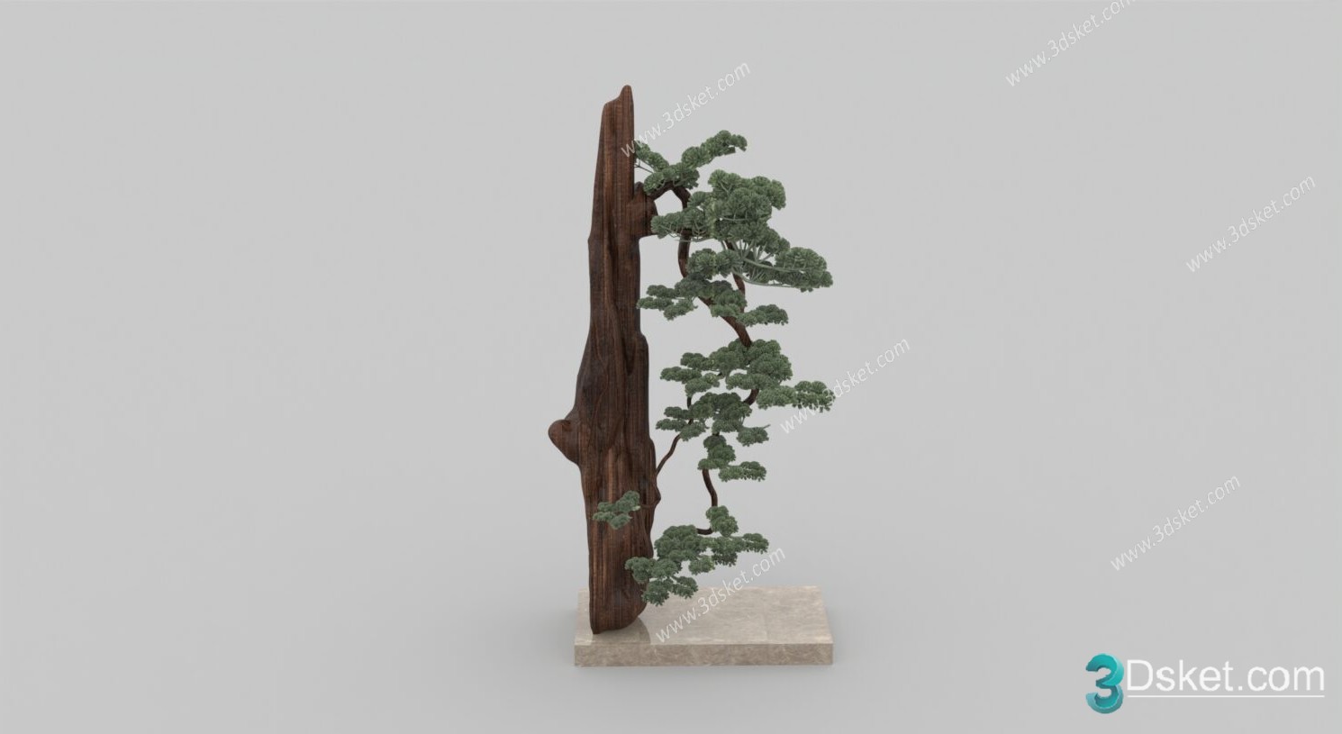 3D Model Tree Free Download T028