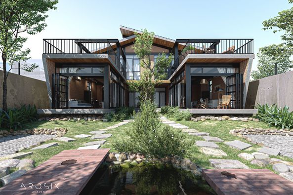 3D Exteriors Model 0128 Scene 3dsmax