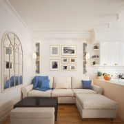 3D Interior Model Kitchen Living room 016 Scene 3dsmax