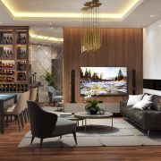 3D Interior Model Kitchen Living room 023 Scene 3dsmax