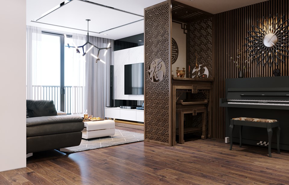 3D Interior Model Kitchen Living room 037 Scene 3dsmax